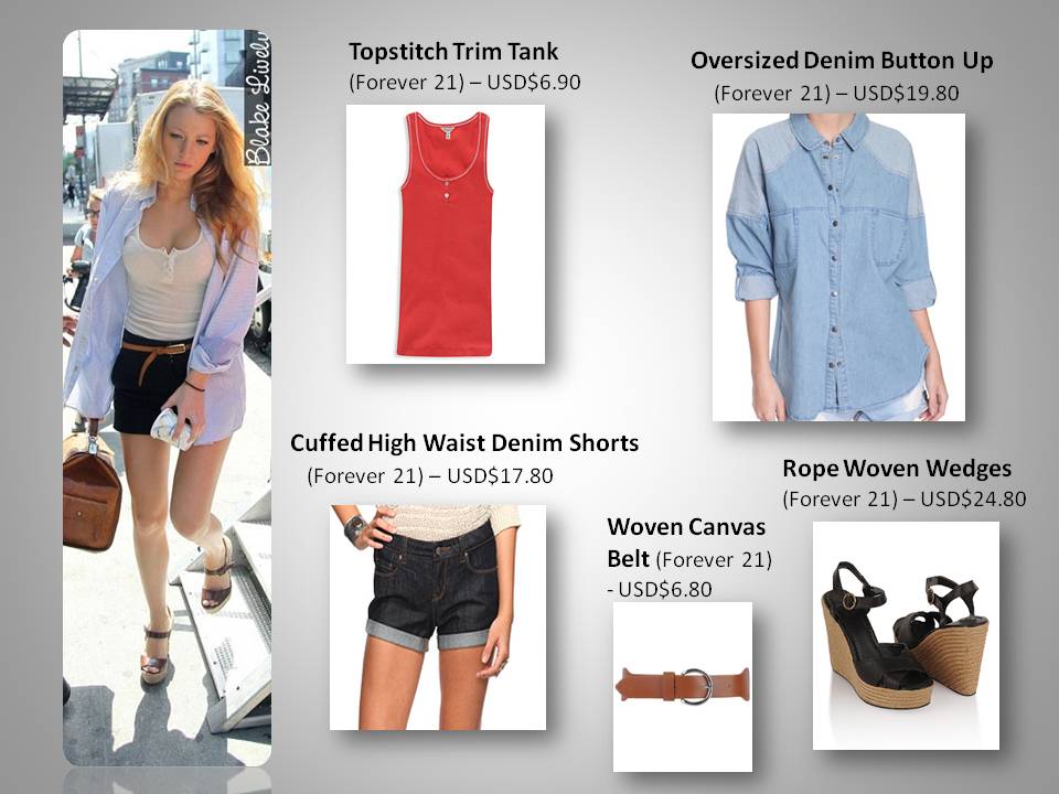 blake lively casual look. Blake Lively#39;s Casual Look